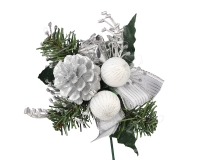 Pick Pigna Pz 6 Decorazioni Addobbi Albero Natale