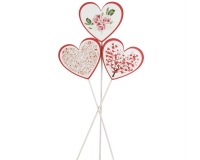 Pick Cuore Fantasia Pz 24 Decorazioni Addobbi San Valentino