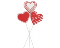 Pick Cuore Graffio Pz 24 Decorazioni Addobbi San Valentino