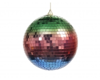 Palla Disco Iride D 15 Pz 1 Addobbi Natale Decorazioni Albero