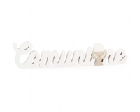 Scritta Comunione Legno 55x2x12 Decorazioni Allestimenti Cerimonia