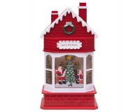 Carillon Santa's Work Shop Cm 28 Decorazioni Addobbi Natale