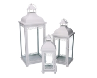 Lanterna Metallo S/3 Decorazioni Matrimonio Set