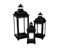 Lanterna Metallo S/3 Decorazioni Matrimonio Set
