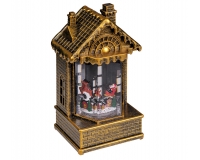 Carillon Casetta H 19,5 Decorazioni Addobbi Natale