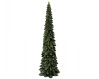 Albero Resina Verde D 15 H 48 Decorazioni Addobbi Natale