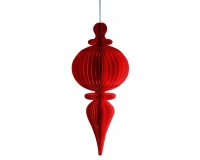 Decorazione Cartone Nido D'Ape Calamita D 35 H 80 Natale