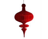 Decorazione Cartone Nido D'Ape Calamita D 48 H 110 Natale