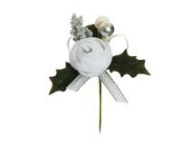 Pick Ranuncolo Bacche Pz 12 Decorazioni Addobbi Arredo Natale