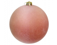 Palle Di Natale Floccate Cm 20 Decorazioni Addobbi Albero Pz 1