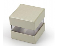Scatolina Plexy Seta 5x5x5 Pz 4 Decorazioni Bomboniere Fai Da Te