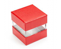 Scatolina Plexy Seta 5x5x5 Pz 4 Decorazioni Bomboniere Fai Da Te