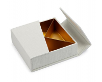 Scatola Goffrata 10x10x3 Decorazioni Bomboniere Fai Da Te Hobby Creativi