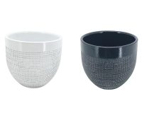 Vaso Bombato D 35 H 35 Decorazione Composizione Floreale Fioristi