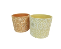 Vaso Decorato D. 12 Composizione Floreale Fioristi Interni