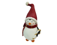 Pinguino H. 21 Statuina Decorativa Natale Polo Nord Presepe