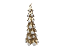 Cero Albero Natale Oro H. 21 Addobi Hobby Creativi