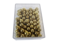 Pz 115 Perline Colorate Mm 10 Colorate Foro 2 mm Oro