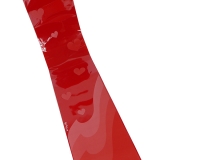 Spezzoni 16x100 Cuori Pz 100 Rosso Decorazione Festa Innamorati