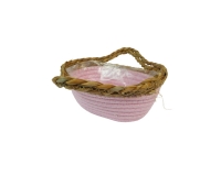Borsetta Ovale Paglia Decorazione Primavera Pasqua