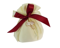 Bomboniere Matrimonio Nozze Sacchetto Raso Ginko
