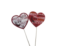 Pick Cuore Graffiti Pz 24 Decorazione Festa Innamorati