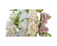 Rosellina Media Pz 10 Decorazione Primavera Pasqua Artificiale