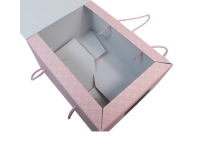 Scatola Segreto Rosa 29,5x22,5x13 Decorazione Primavera Pasqua