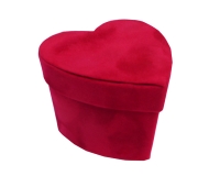Scatola Velluto Cuore Mini Festa Innamorati Mamma