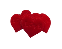 Applicazione Cuore Rosso Love Pz 18 Decorazione Festa Innamorati
