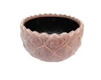 Ciotola Tulipano Rosa D 17 H 9 Composizione Floreale Decorazione