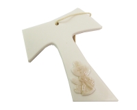 Tau Croce Porcellana Calice 9x11 Pz 1 Decorazione Bomboniere Fai Da Te