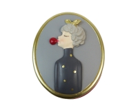 Bubble Girl Portagioie Cm 11,7 Decorazione Interni Casa Primavera