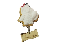 Gufo Gesso Laurea Magnete Pz 12 Applicazione Bomboniere Laurea