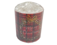 Candela Arredo Natale Piccola Decorazione Composizione Creativa