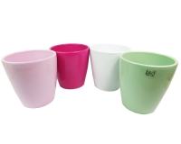Vaso Shine D 14 H 14 Decorazione Composizione Floreale