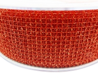 Nastro Rete Lamè Mm 40x40 Mt Decorazione Composizione Floreale