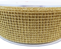 Nastro Rete Lamè Mm 40x40 Mt Decorazione Composizione Floreale
