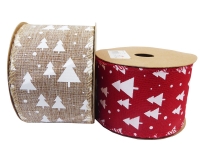 Nastro Alberelli Mm 63 Mt 10 Decorazione Incarti Addobbi Natale