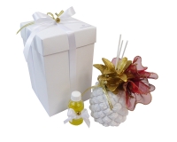 Bomboniere Matrimonio Nozze Oro Ananas Diffusore Essenza Confezione