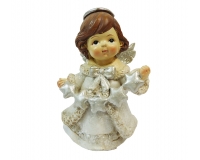 Angelo Mantello Cm 10,9 Statuina Decorazione Addobbi Natalizi