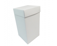Scatola Pieghevole New 10x10x18 Decorazione Addobbi Wedding