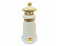 Faro Led Cm 15 Decorazione Addobbi Casa Bomboniere Fai Da Te Matrimonio Linea Mare