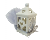 Bomboniere Matrimonio Nozze Lanterna Led Velo Fata Maiolica