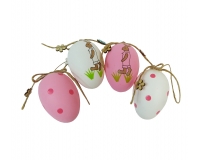 Tubo Uova da Appendere Pz 12 Decorazione Addobbi Primavera Pasqua