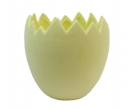 Vaso Uovo Pastello 12x12x11,5 Decorazione Primavera Pasqua Composizione Floreale