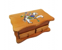 Portagioie Legno Vintage Cassettiera Decorazioni Casa Vetrina Ufficio Addobbi Regalo
