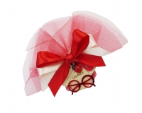 Bomboniere Laurea Tulle Applicazione Tocco Occhiali Coccinella