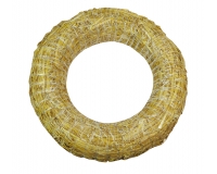 Corona Paglia D 40 H 8 Decorazione Composizione Floreale Addobbi