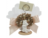 Bomboniere Matrimonio Nozze Albero Vita Sposi Gesso Portafoto